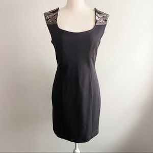 Guess Black Dress with Sequins